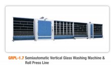 Semiautomatic Vertical Glass Washing and Roll Press Line - apgglass