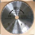 Laser welded diamond blade for concrete cutting