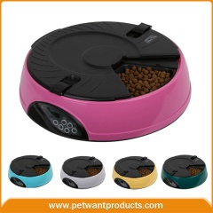 6 meal LCD automatic pet feeder