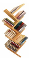 CD rack - wood shelf
