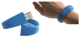 Silicone Bracelets with USB flash drive