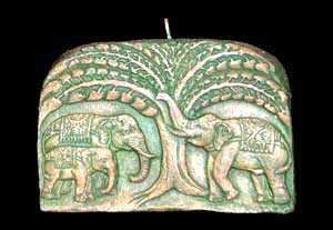 Elephants and Tree