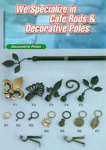 WROUGHT IRON RODS AND ACCESSORIES