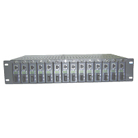 Media Converter Rack With Two Power Supply