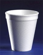 FOAM plastic cups