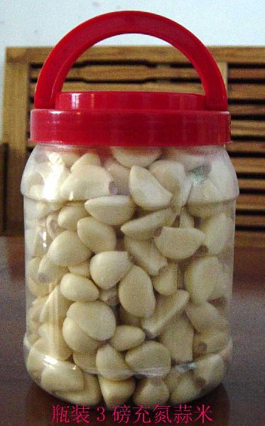 Nitrogen-filled Peeled Garlic Cloves