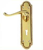 brass door handle