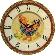 Clock / Mosaic Chicken