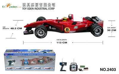 1:4 R/C LCD Formula car