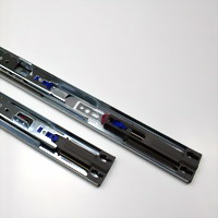 Soft Close Ball Bearing Drawer Slide with Tabs
