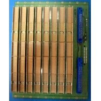6U 8 slots CompactPCI backplane with two 47 pin connectors