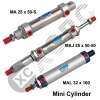Pneumatic Cylinder - MA & MAL Series Mini Cylinder