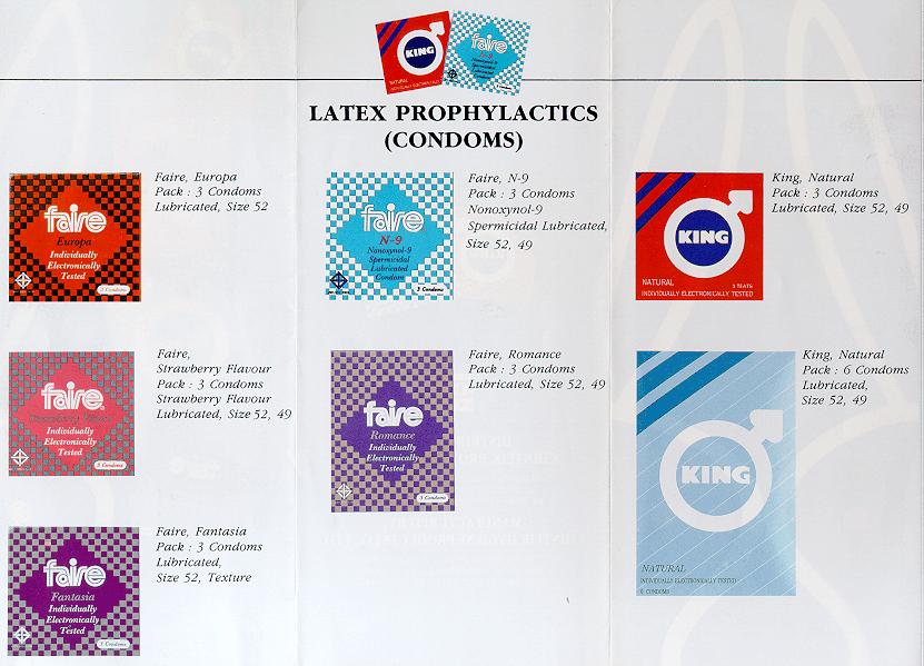 Latex Prophylactics ( Condoms )