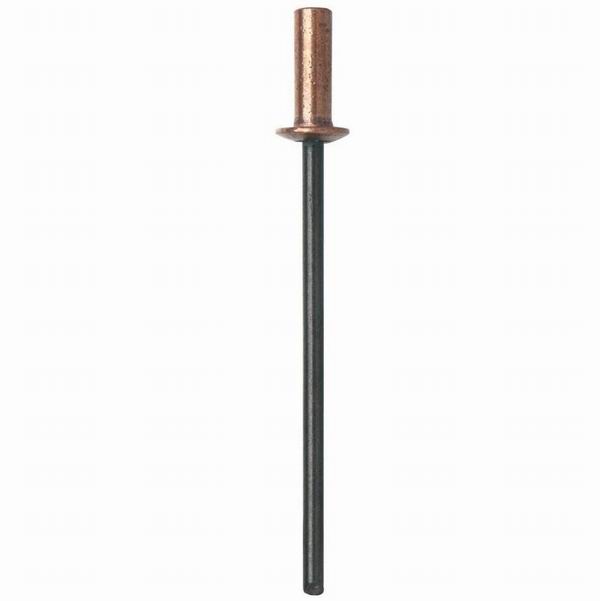 Copper/steel closed end blind rivets