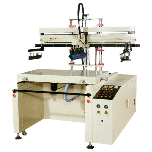 Motor Slide Shuttle Type Flat Surface Screen Printer