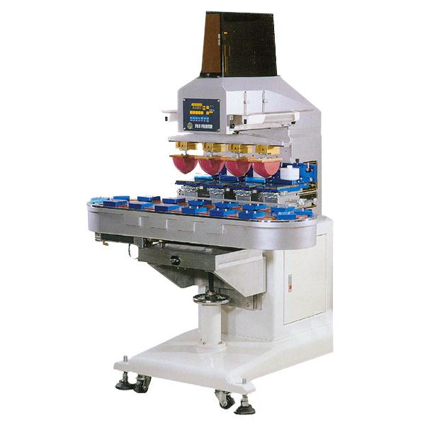 Four Color Sealed Ink Cup Pad Printer with Rotary Table
