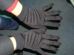 Silk glove liners
