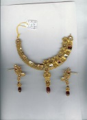 Designer gold necklace