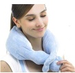 Fleecy neck massager
