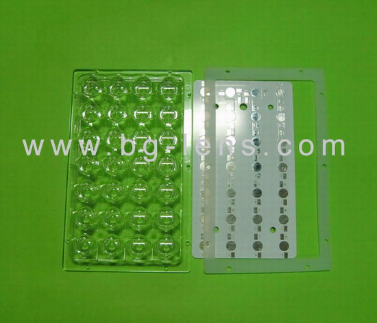 28W street light led lens with PCB