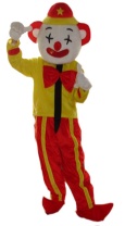 Clown cartoon walking costumes