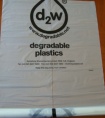 100% Degradable Rolled Trash Bags