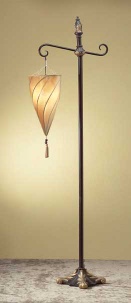 Spiral Hanging Floor Lamp