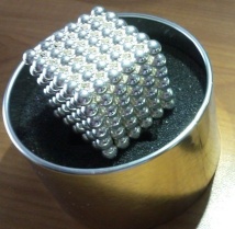 Neocube,Magnetic balls,5mm,216pcs/set,Silver