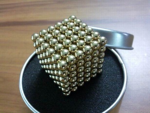 Neocube,Magnetic balls,5mm,216pcs/set,Golden