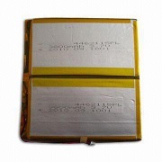 Lithium Polymer Battery with 3,800mAh Nominal Capacity, Suitable for MID and Tablet PC