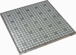 Isostatic punch for ceramic tiles
