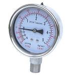 stainless steel pressure gauge - PG-SS
