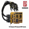 16 Channels H. 264 Hard ward Compression DVR Cards&DVR Boards Based PC 