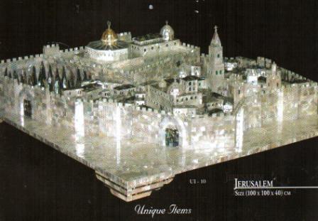 JERUSALEM CITY DESINE MADE BY GEORGE HILAL MADE FROM MOTHER OF PEARL