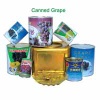 Canned grape