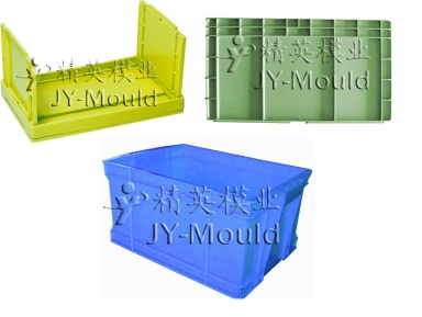 plastic mould for foldable crate mould,turnover box mould
