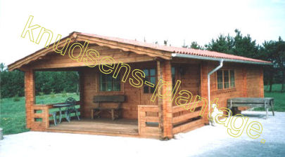 60 m2 log house of 45 mm timber