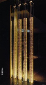crystal glass column