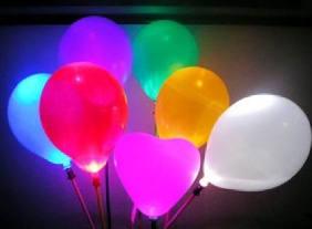 LED balloon, Flashing Shiny Balloon - smb