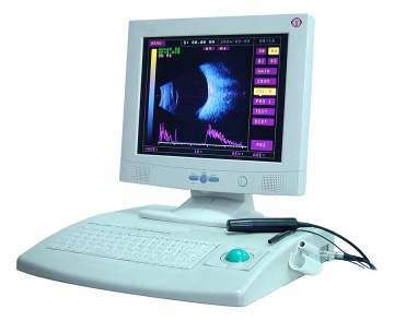 Ultrasonic AB scan for ophthalmology