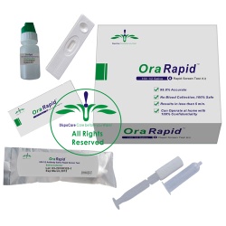 OraRapid HIV-1/2 Rapid Saliva Screen Test Kit, HIV Home Test Kit, Rapid HIV Test Kit,Test the HIV status at home