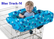 Best Selling--baby shopping cart cover/trolley cart cover/seat cover/seat pad/seat cushion--Blue Truck