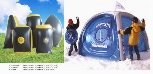 inflatable paintball bunker;inflatable snow bunker;Inflatable Battle Barrier;air bunker
