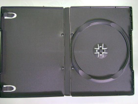 14mm Single Black DVDcase