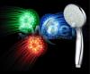water powered led shower head lamp with 3 color controlled by the temperature.