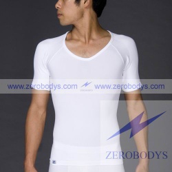 ZEROBODYS Comfortable Mens Body Shaper Short Sleeve T-Shirt