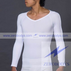 ZEROBODYS Comfortable Mens Body Shaper Long Sleeve T-Shirt