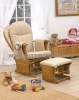 GC45 Recliner Glider Chair and Stool - 211945