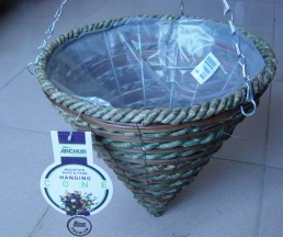 Rattan hanging basket - 25330