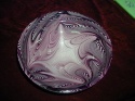 handmade glass plate (like murano glass)
